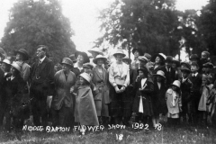 1922 Middle Barton Flower Show.