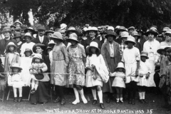 1923 Middle Barton Flower Show.