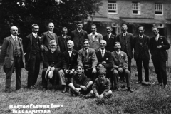 Middle Barton Flower Show. The committee.