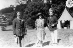 1928 Westcote Barton Flower Show. The opening.