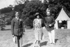 1928 Westcote Barton Flower Show. The opening.