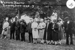 1929 Westcote Barton Flower Show.