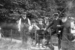 c. 1920s Believed to be taken at a Flower Show by the path from the main road to the field by the rectory. The rectory is now Westcote Barton lodge and the path is no longer there.