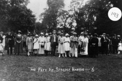 Steeple Barton fete.