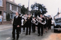 1960s Preparing for the Fancy Dress competition at the Barton Abbey fete. The children were taken from the Fox on a trailer pulled by a tractor.