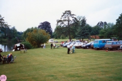 June 1987 Steeple Barton Church fete at Barton Abbey.