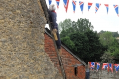 2012 June 2-5 The Queen's Diamond Jubilee celebrations  - Middle Barton Scarecrow competition.