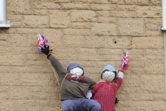 2012 June 2-5 The Queen's Diamond Jubilee celebrations  - Middle Barton Scarecrow competition.