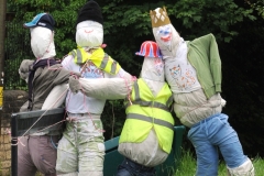 2012 June 2-5 The Queen's Diamond Jubilee celebrations  - Middle Barton Scarecrow competition.
