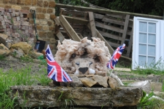2012 June 2-5 The Queen's Diamond Jubilee celebrations  - Middle Barton Scarecrow competition.