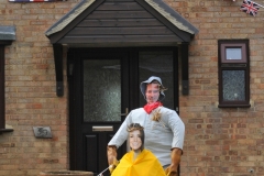 2012 June 2-5 The Queen's Diamond Jubilee celebrations  - Middle Barton Scarecrow competition.