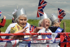 2012 June 2-5 The Queen's Diamond Jubilee celebrations  - Middle Barton Parade and Party.