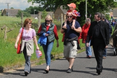 2012 June 2-5 The Queen's Diamond Jubilee celebrations  - Middle Barton Parade and Party.