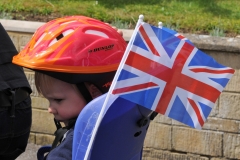 2012 June 2-5 The Queen's Diamond Jubilee celebrations  - Middle Barton Parade and Party.