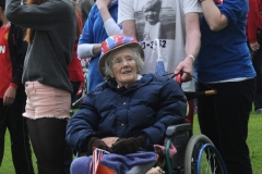 2012 June 2-5 The Queen's Diamond Jubilee celebrations  - Middle Barton Parade and Party.