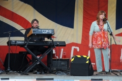 2012 June 2-5 The Queen's Diamond Jubilee celebrations  - Middle Barton Parade and Party.