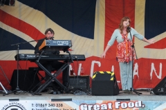 2012 June 2-5 The Queen's Diamond Jubilee celebrations  - Middle Barton Parade and Party.