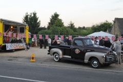2012 June 2-5 The Queen's Diamond Jubilee celebrations  - Middle Barton Parade and Party.