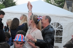 2012 June 2-5 The Queen's Diamond Jubilee celebrations  - Middle Barton Parade and Party.