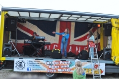 2012 June 2-5 The Queen's Diamond Jubilee celebrations  - Middle Barton Parade and Party.