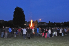 2012 June 2-5 The Queen's Diamond Jubilee celebrations  - Middle Barton Parade and Party.
