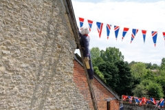 2012 June 2-5 The Queen's Diamond Jubilee celebrations  - Middle Barton Scarecrow competition.