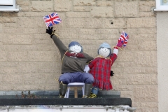 2012 June 2-5 The Queen's Diamond Jubilee celebrations  - Middle Barton Scarecrow competition.