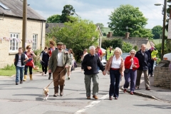 2012 June 2-5 The Queen's Diamond Jubilee celebrations  - Middle Barton Parade and Party.