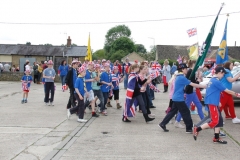 2012 June 2-5 The Queen's Diamond Jubilee celebrations  - Middle Barton Parade and Party.