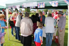 2012 June 2-5 The Queen's Diamond Jubilee celebrations  - Middle Barton Parade and Party.
