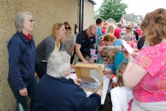 2012 June 2-5 The Queen's Diamond Jubilee celebrations  - Middle Barton Parade and Party.