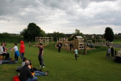 2012 June 2-5 The Queen's Diamond Jubilee celebrations  - Middle Barton Parade and Party.