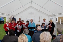 2012 June 2-5 The Queen's Diamond Jubilee celebrations  - Middle Barton Parade and Party.