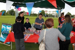 2012 June 2-5 The Queen's Diamond Jubilee celebrations  - Middle Barton Parade and Party.