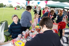 2012 June 2-5 The Queen's Diamond Jubilee celebrations  - Middle Barton Parade and Party.