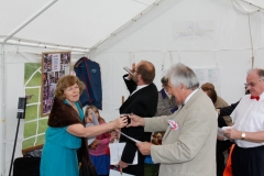 2012 June 2-5 The Queen's Diamond Jubilee celebrations  - Middle Barton Parade and Party.