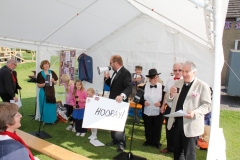 2012 June 2-5 The Queen's Diamond Jubilee celebrations  - Middle Barton Parade and Party.