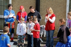 2012 June 2-5 The Queen's Diamond Jubilee celebrations  - Middle Barton Parade and Party.