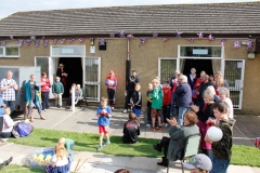2012 June 2-5 The Queen's Diamond Jubilee celebrations  - Middle Barton Parade and Party.