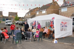2012 June 2-5 The Queen's Diamond Jubilee celebrations  - Middle Barton Parade and Party.