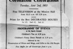 June 2 1953 The Bartons Coronation Celebrations.