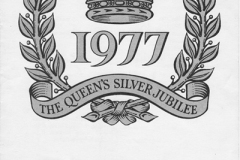 1977 The Bartons Jubilee Celebrations - Souvenir Programme of Events - front cover.