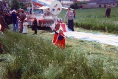 June 7 1977 Floats in the Silver Jubilee procession.