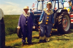 June 7 1977 Floats in the Silver Jubilee procession. Tony Fowler on the right.
