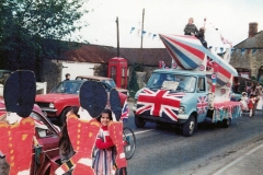 June 7 1977 Floats in the Silver Jubilee procession.