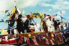 June 7 1977 Floats in the Silver Jubilee procession.
