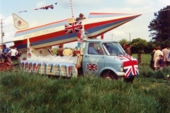 June 7 1977 Floats in the Silver Jubilee procession.