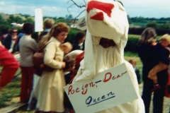 June 7 1977 Floats in the Silver Jubilee procession. Mrs. Ann Ryan foreground left.