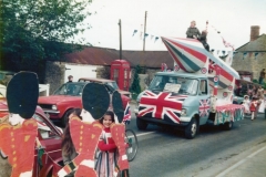 June 7 1977 Floats in the Silver Jubilee procession.