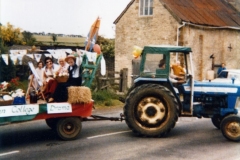 June 7 1977 Floats in the Silver Jubilee procession. WI float.